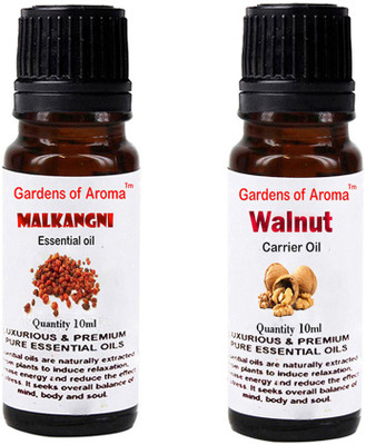 

Gardens Of Aroma Malkangani Essential Oil And Walnut Carrier Oil(20 ml)