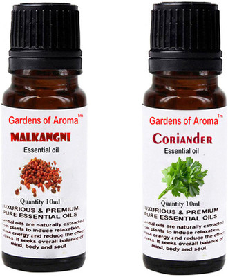 

Gardens Of Aroma Malkangani Essential Oil And Coriander Essential Oil(20 ml)