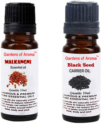 

Gardens Of Aroma Malkangani Essential Oil And Black Seed carrier Oil(20 ml)