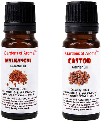 

Gardens Of Aroma Malkangani Essential Oil And Castor Carrier Oil(20 ml)
