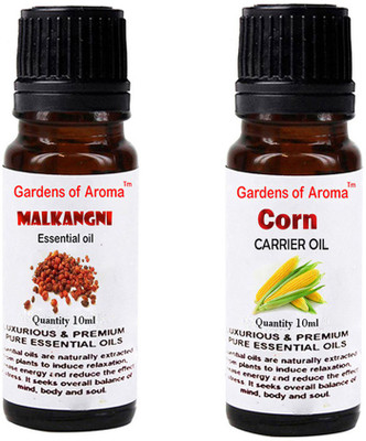

Gardens Of Aroma Malkangani Essential Oil And Corn Carrier Oil(20 ml)