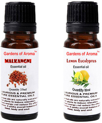 

Gardens Of Aroma Malkangani Essential Oil And Lemon eucalyptus Essential Oil(20 ml)