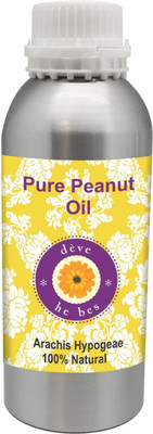 

DèVe Herbes Pure Peanut Oil 630ml (Arachis Hypogeae) 100% Natural Cold Pressed(630 ml)