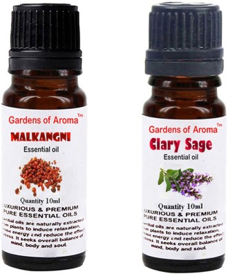 

Gardens Of Aroma Malkangani Essential Oil And Clary sage Essential Oil(20 ml)