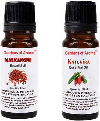 

Gardens Of Aroma Malkangani Essential Oil And Katuvira Essential Oil(20 ml)