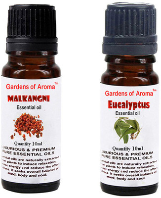 

Gardens Of Aroma Malkangani Essential Oil And Eucalyptus Essential Oil(20 ml)