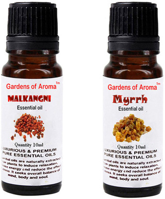 

Gardens Of Aroma Malkangani Essential Oil And Myrrh Essential Oil(20 ml)
