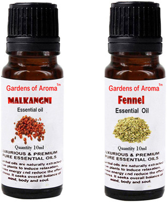 

Gardens Of Aroma Malkangani Essential Oi And Fennel Essential Oil(20 ml)