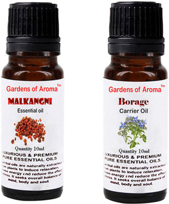 

Gardens Of Aroma Malkangani Essential Oil And Borage Carrier Oil(20 ml)