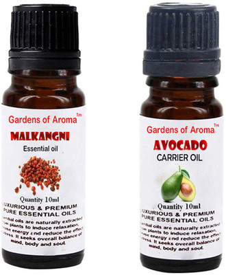 

Gardens Of Aroma Malkangani Essential Oil And Avocado Carrier Oil(20 ml)
