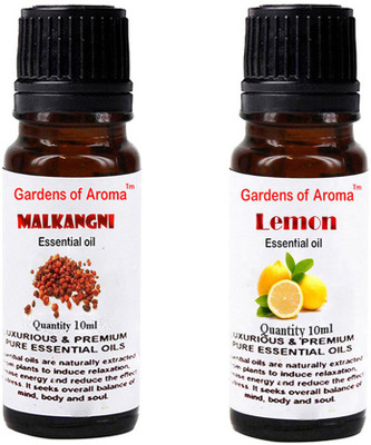 

Gardens Of Aroma Malkangani Essential Oil And Lemon Essential Oil(20 ml)