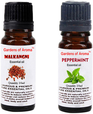 

Gardens Of Aroma Malkangani Essential Oil And Peppermint Essential Oil(20 ml)