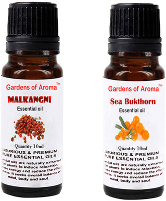 

Gardens Of Aroma Malkangani Essential Oil And Seabukthorn Essential Oil(20 ml)