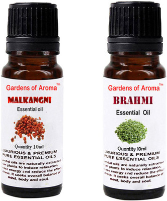 

Gardens Of Aroma Malkangani Essential Oil And Brahmi Essential Oil(20 ml)