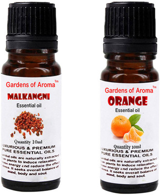 

Gardens Of Aroma Malkangani Essential Oil And Orange Essential Oil(20 ml)