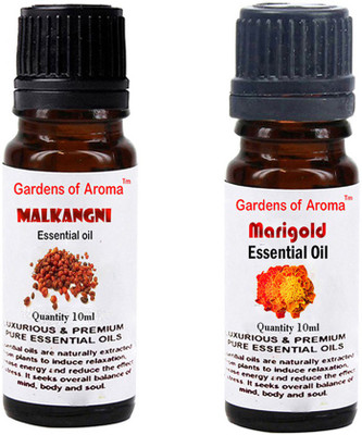 

Gardens Of Aroma Malkangani Essential Oil And Marigold Essential Oil(20 ml)