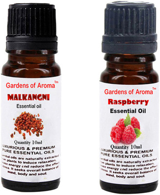 

Gardens Of Aroma Malkangani Essential Oil And Raspberry Essential Oil(20 ml)