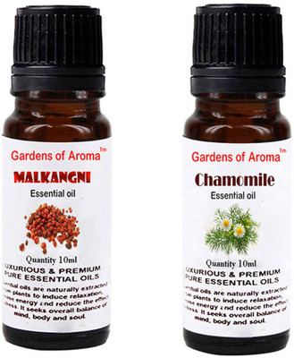 

Gardens Of Aroma Malkangani Essential Oil And Chamomile Essential Oil(20 ml)