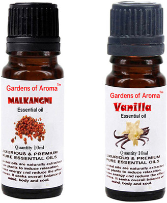 

Gardens Of Aroma Malkangani Essential Oil And Vanilla Essential Oil(20 ml)