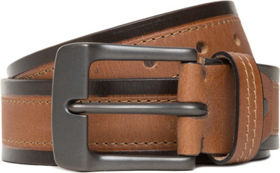 

U.S. Polo Assn Men Brown Genuine Leather Belt, Brown tan