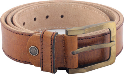 

Hidelink Men & Women Casual Tan Genuine Leather Belt