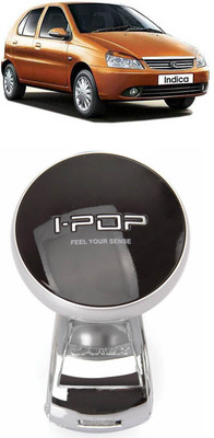 I Pop Plastic, Metal Car Steering Knob(Black, Silver)