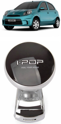 I Pop Plastic, Metal Car Steering Knob(Black, Silver)