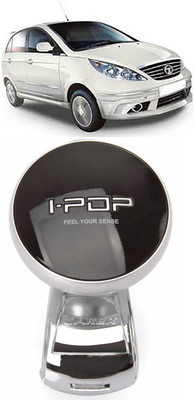 I Pop Plastic, Metal Car Steering Knob(Black, Silver)