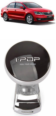 I Pop Plastic, Metal Car Steering Knob(Black, Silver)