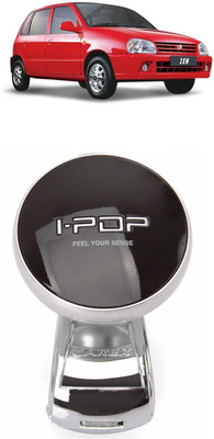 I Pop Plastic, Metal Car Steering Knob(Black, Silver)