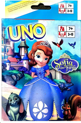 

Golden Feather Kids Playing Cards Sofia the First UNO CARDS(Uno Original)