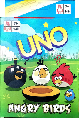 

Golden Feather Kids Playing Cards ANGRY BIRDS UNO CARDS(Uno Original)