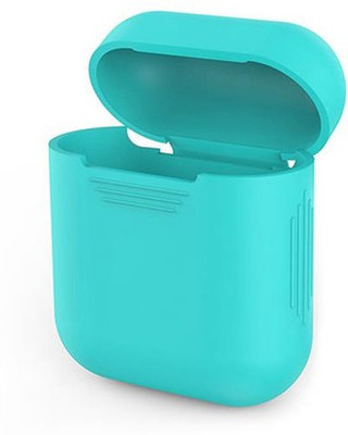

Midkart Wallet Case Cover for Apple Airpods Smooth Matte Mint Green Silicon Rubber Shockproof & All Side Protective(Turquoise, Shock Proof, Silicon, Rubber)