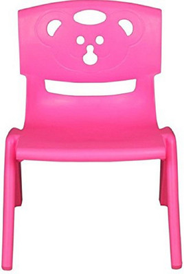

Taaza Garam PoshTots Kids Strong and Durable kids Plastic Magic Bear Chair school study chair Multi-design - (Medium)(Pink)
