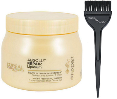 Studio Fix Combo Hair Brush & Absolut Repair Lipidium Spa(Set of 2)