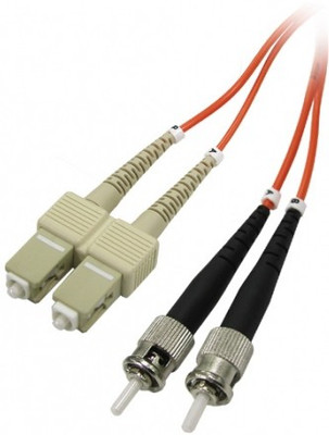 

Molex Fiber Patch Cable SC-ST OM2 15Mt Network Cable(Compatible with Networking, Orange)