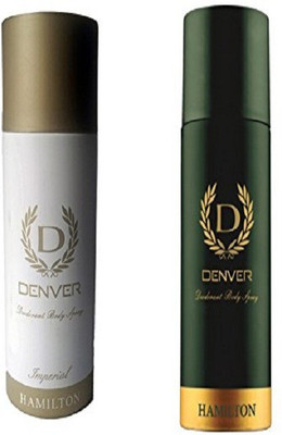 

Denver Hamilton and Imperial Deodorant Body Spray 165ML Each Combo (Pack of 2) Deodorant Spray - For Men & Women(330 ml, Pack of 2)