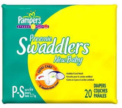 

Pampers Swaddlers Preemie Mini Pack 20 Count - New Born(20 Pieces)