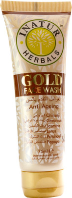 

inatur Herbal Gold Face Wash(75 ml)
