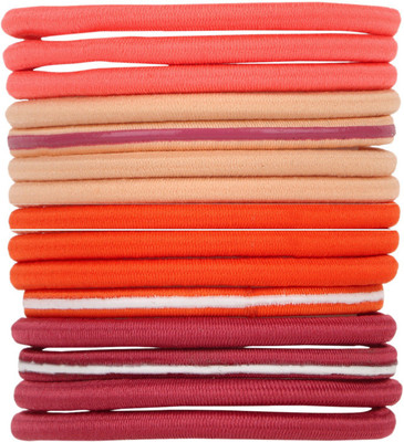 

Franck Provost (France) Fancy Elastic Ponytail Hair Rubber Bands (15 pcs) - (Multicolour) Rubber Band(Multicolor)