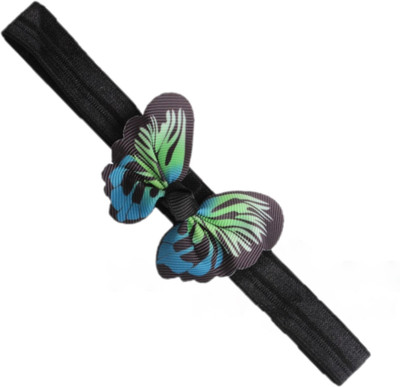 

ADS_Trendyzones Baby Headbands Hairband Ribbon Boutique Butterfly for Girls Newborn Teens Infant Toddler hair bands Head Band, Hair Band(Black)