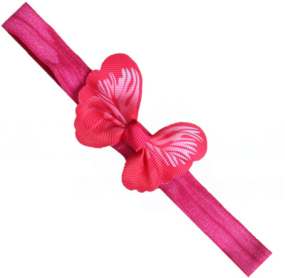 

ADS_Trendyzones Baby Headbands Hairband Ribbon Boutique Butterfly for Girls Newborn Teens Infant Toddler hair bands Head Band, Hair Band(Pink)