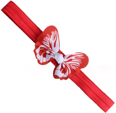 

ADS_Trendyzones Baby Headbands Hairband Ribbon Boutique Butterfly for Girls Newborn Teens Infant Toddler hair bands Head Band, Hair Band(Red)