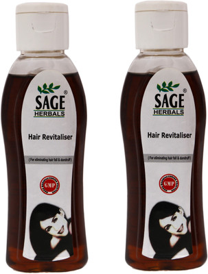 

Sage Herbals Pvt. Ltd. Hair Revitaliser Combo Of 2 Hair Oil(180 ml)