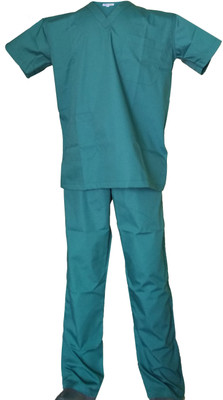 

LOYAL NEEDS Scrub Suit Male ( PG-S ) Shirt, Pant Hospital Scrub(Pine Green S)