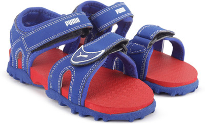 

Puma Boys & Girls Velcro Sports Sandals(Blue, True blue-barbados cherry-puma