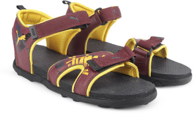 

Puma Boys & Girls Velcro Sports Sandals(Maroon, Blue
