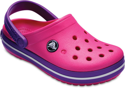 

Crocs Girls Sling Back Clogs(Pink, Black