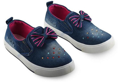 

L.K.Vyapaar Pvt Ltd Girls Slip on Casual Boots(Dark Blue