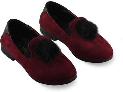 

L.K.Vyapaar Pvt Ltd Girls Slip on Espadrilles(Maroon